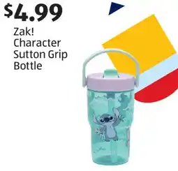 Aldi Zak! Character Sutton Grip Bottle offer