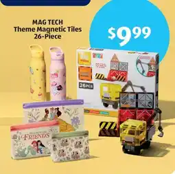 Aldi MAG TECH Theme Magnetic Tiles 26-Piece offer