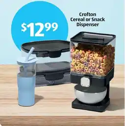 Aldi Crofton Cereal or Snack Dispenser offer