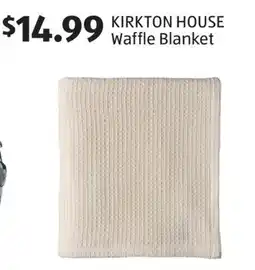 Aldi KIRKTON HOUSE Waffle Blanket offer