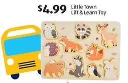 Aldi Little Town Lift & Learn Toy offer