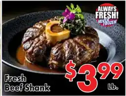 Valley Marketplace Fresh Beef Shank offer