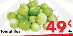 Valley Marketplace Tomatillos offer