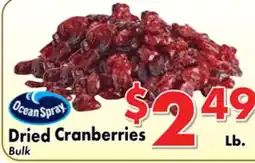Valley Marketplace Ocean Spray Dried Cranberries offer