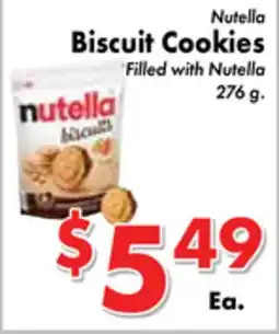 Valley Marketplace Nutella Biscuit Cookies offer