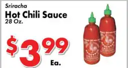 Valley Marketplace Sriracha Hot Chili Sauce offer