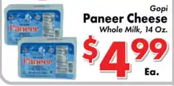 Valley Marketplace Gopi Paneer Cheese offer