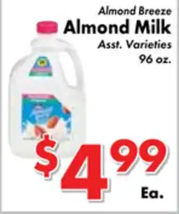 Valley Marketplace Almond Breeze Almond Milk offer