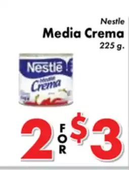 Valley Marketplace Nestle Media Crema offer