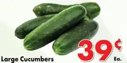Valley Marketplace Large Cucumbers offer