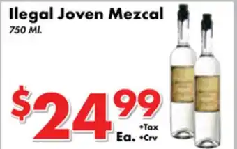 Valley Marketplace Ilegal Joven Mezcal offer