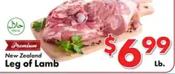 Valley Marketplace New Zealand Leg of Lamb offer