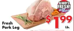 Valley Marketplace Fresh Pork Leg offer