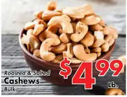 Valley Marketplace Cashews offer