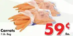 Valley Marketplace Carrots offer