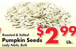 Valley Marketplace Pumpkin Seeds offer