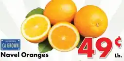 Valley Marketplace Navel Oranges offer