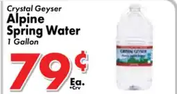 Valley Marketplace Crystal Geyser Alpine Spring Water offer