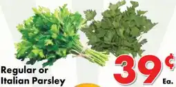 Valley Marketplace Regular or Italian Parsley offer