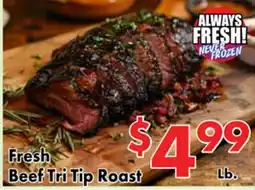 Valley Marketplace Fresh Beef Tri Tip Roast offer