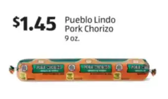 Aldi Pueblo Lindo Pork Chorizo offer