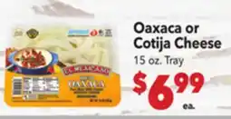 Vallarta Supermarkets Oaxaca or Cotija Cheese offer