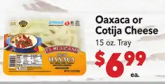 Vallarta Supermarkets Oaxaca or Cotija Cheese offer