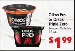 Vallarta Supermarkets Oikos Pro or Oikos Triple Zero offer