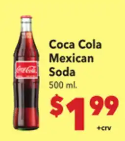 Vallarta Supermarkets Coca Cola Mexican Soda offer