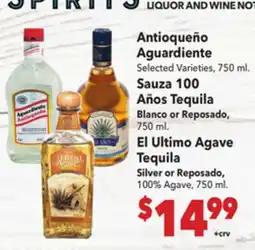 Vallarta Supermarkets Antioqueño Aguardiente offer