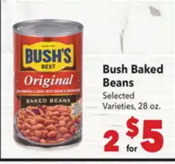 Vallarta Supermarkets Bush Baked Beans offer