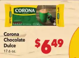 Vallarta Supermarkets Corona Chocolate Dulce offer