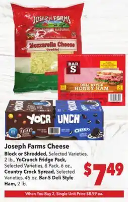 Vallarta Supermarkets Joseph Farms Cheese offer