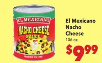 Vallarta Supermarkets El Mexicano Nacho Cheese offer