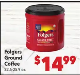 Vallarta Supermarkets Folgers Ground Coffee offer