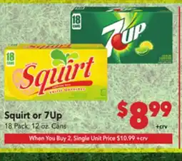 Vallarta Supermarkets Squirt or 7Up offer