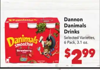 Vallarta Supermarkets Dannon Danimals Drinks offer