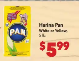 Vallarta Supermarkets Harina Pan offer