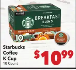 Vallarta Supermarkets Starbucks Coffee K Cup offer