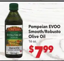 Vallarta Supermarkets Pompeian EVOO Smooth/Robusto Olive Oil offer