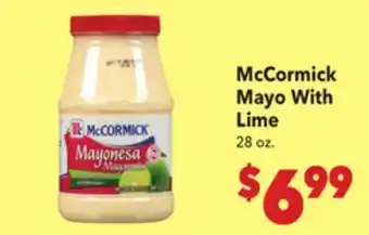 Vallarta Supermarkets McCormick Mayo With Lime offer