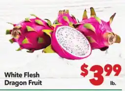 Vallarta Supermarkets White Flesh Dragon Fruit offer