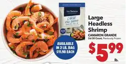 Vallarta Supermarkets Large Headless Shrimp / CAMARON GRANDE offer