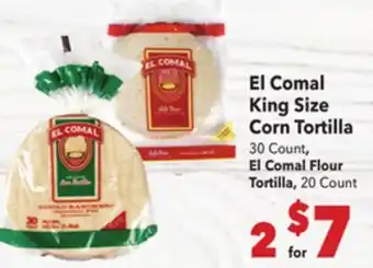 Vallarta Supermarkets El Comal King Size Corn Tortilla offer