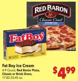 Vallarta Supermarkets Fat Boy Ice Cream offer