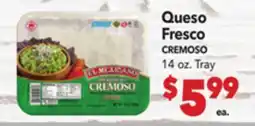 Vallarta Supermarkets Queso Fresco CREMOSO offer