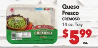Vallarta Supermarkets Queso Fresco CREMOSO offer