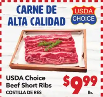 Vallarta Supermarkets USDA Choice Beef Short Ribs offer