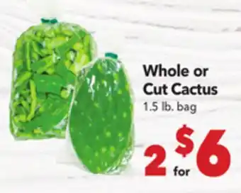 Vallarta Supermarkets Whole or Cut Cactus offer