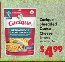 Vallarta Supermarkets Cacique Shredded Queso Cheese offer